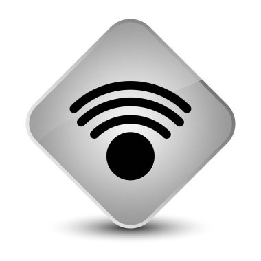 WiFi kutsal kişilerin resmi zarif beyaz elmas düğme