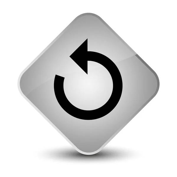 Actualizar icono de flecha elegante botón de diamante blanco — Foto de Stock