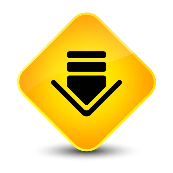Pobierz ikony przycisku elegancki żółty romb — Zdjęcie stockowe