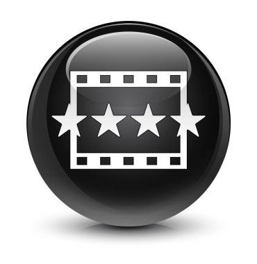 Kutsal kişilerin resmi camsı siyah yuvarlak düğme film değerlendirmeleri