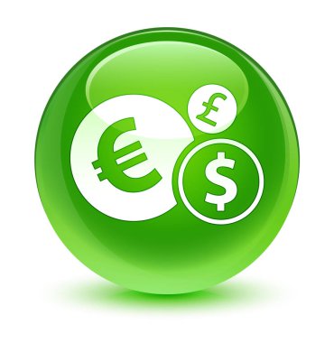 Mali kutsal kişilerin resmi camsı yeşil yuvarlak düğme