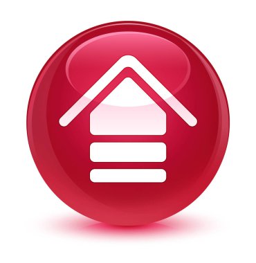 Kutsal kişilerin resmi camsı pembe yuvarlak düğme upload