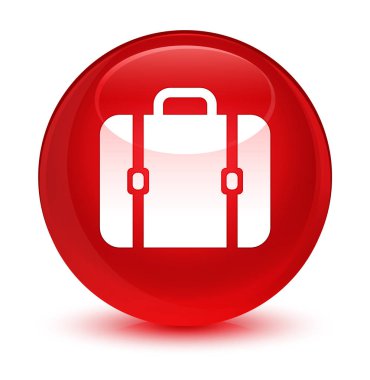 Çanta kutsal kişilerin resmi camsı kırmızı yuvarlak düğme