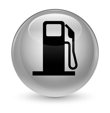 Yakıt dağıtıcı kutsal kişilerin resmi camsı beyaz yuvarlak düğme