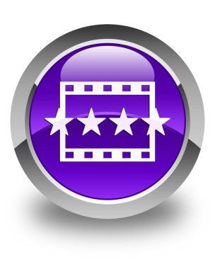 Kutsal kişilerin resmi parlak mor yuvarlak düğme film değerlendirmeleri