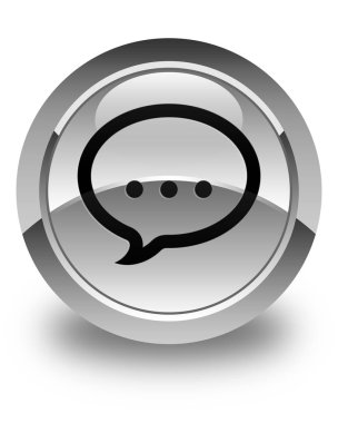 Kutsal kişilerin resmi parlak beyaz yuvarlak düğme konuşmak