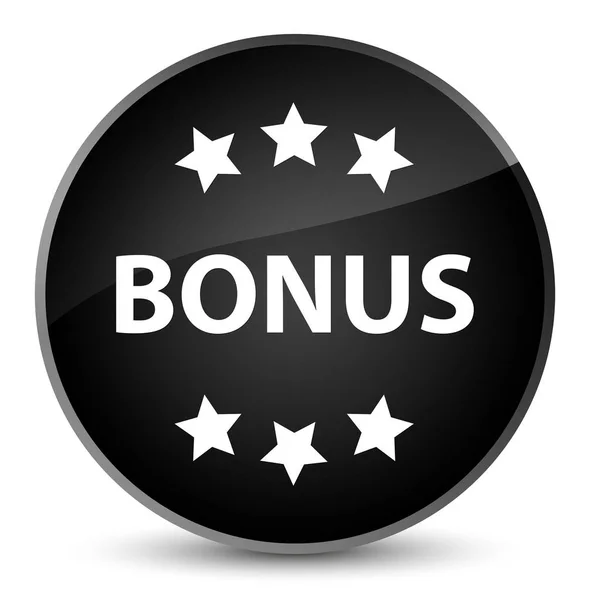 Bonus icon elegant black round button