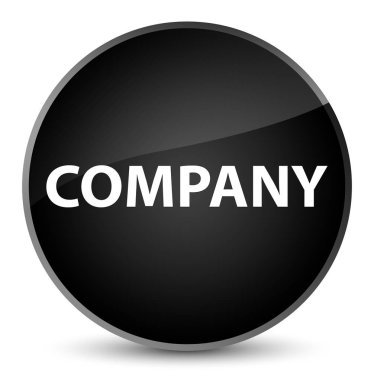 Şirket zarif siyah yuvarlak düğmesi