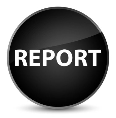 Raporu zarif siyah yuvarlak düğmesi