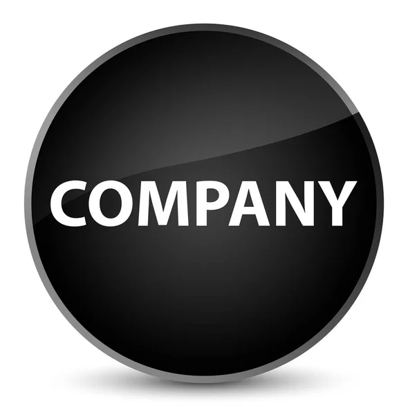 Company elegant black round button — Stock Photo, Image