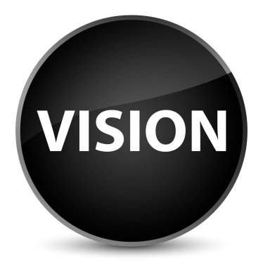 Vizyon zarif siyah yuvarlak düğmesi