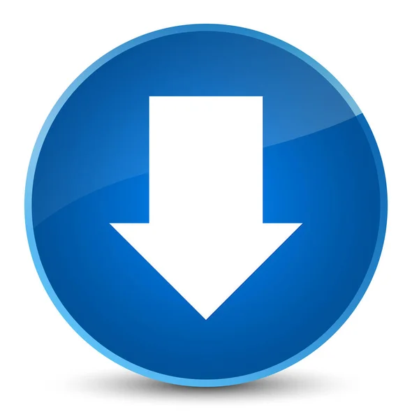 Элегантная синяя круглая кнопка со стрелкой — стоковое фото