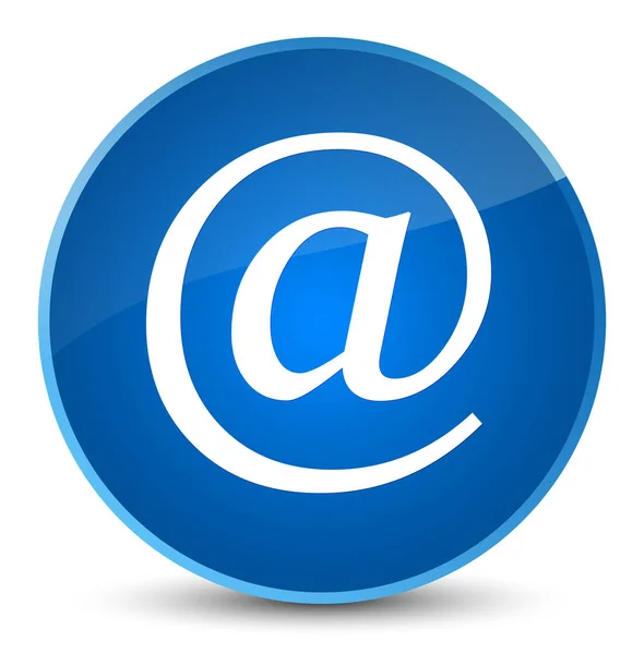 Email address icon elegant blue round button