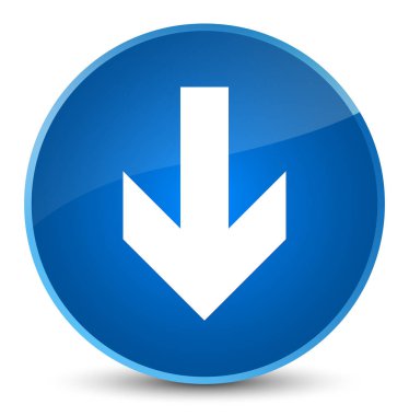 Ok simgesi zarif mavi yuvarlak düğmesini indir