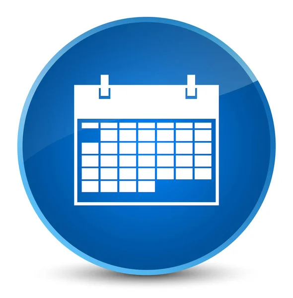 Calendar icon elegant blue round button — Stock Photo, Image