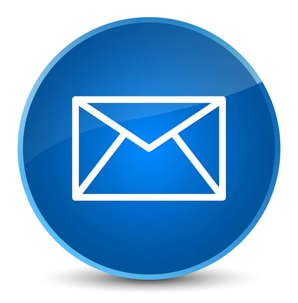 Ícone de e-mail elegante botão redondo azul — Fotografia de Stock