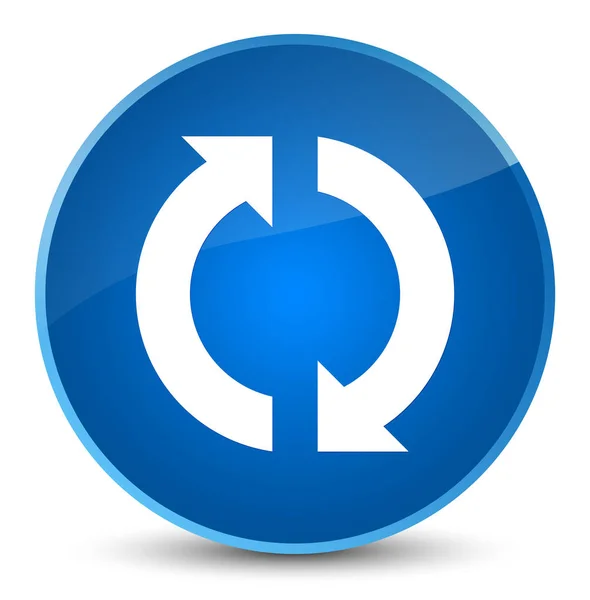 Update icon elegant blue round button — Stock Photo, Image