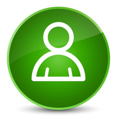 Üye kutsal kişilerin resmi zarif yeşil yuvarlak düğme