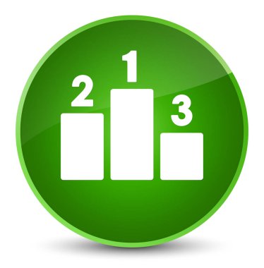 Podyum kutsal kişilerin resmi zarif yeşil yuvarlak düğme