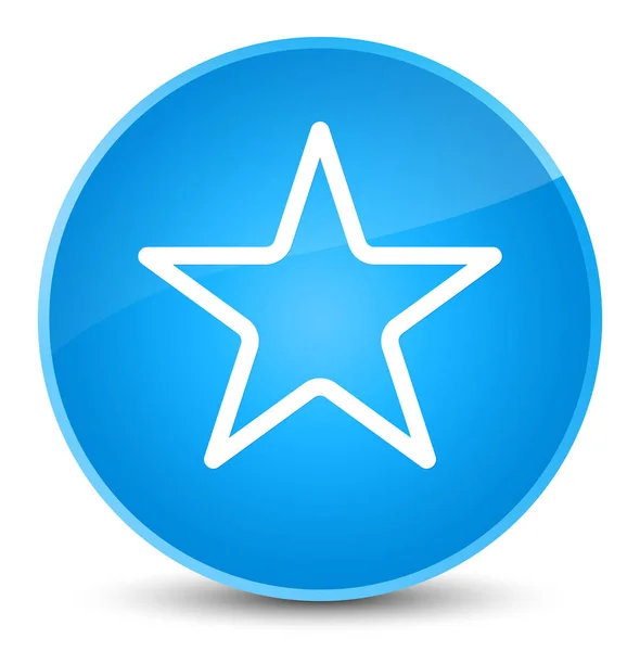 Stjerne ikon elegant cyan blå rund knap - Stock-foto