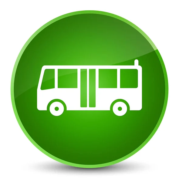 Otobüs kutsal kişilerin resmi zarif yeşil yuvarlak düğme — Stok fotoğraf