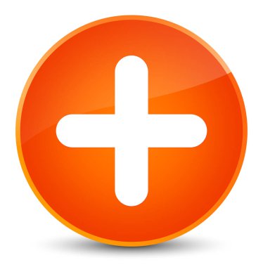 Ayrıca simge zarif turuncu yuvarlak düğmesi