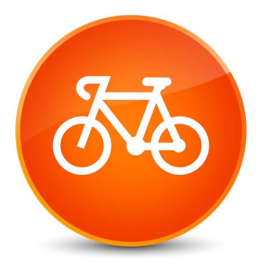 Bisiklet kutsal kişilerin resmi zarif turuncu yuvarlak düğme
