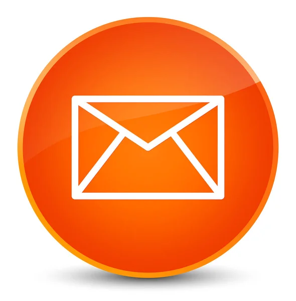 Email icon elegant orange round button