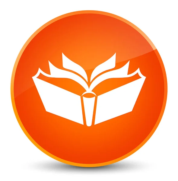Icono de traducción elegante botón redondo naranja —  Fotos de Stock