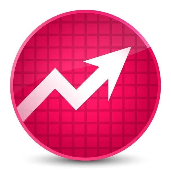 Піктограма бізнес-графіку елегантна рожева кругла кнопка — стокове фото