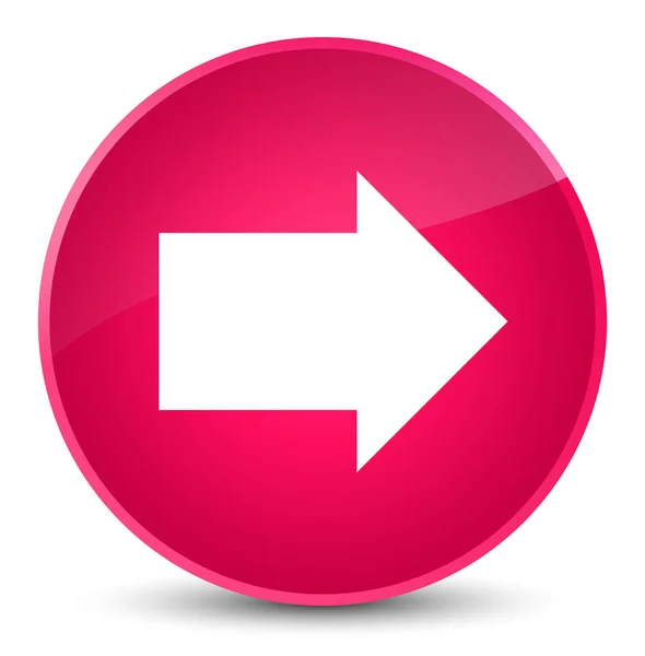 Próximo ícone de seta elegante rosa botão redondo — Fotografia de Stock