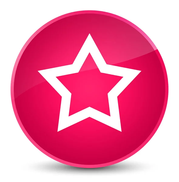 Star icon elegant pink round button — Stock Photo, Image