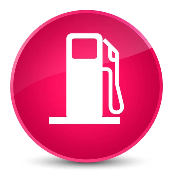 Icono dispensador de combustible elegante botón redondo rosa —  Fotos de Stock