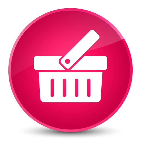 Shopping cart icon elegant pink round button Stock Images Page