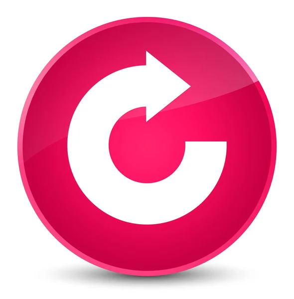 Reply arrow icon elegant pink round button — Stock Photo, Image