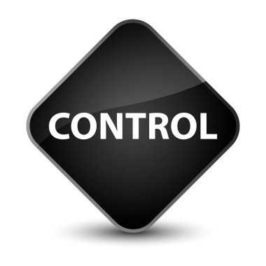 Kontrol zarif siyah elmas butonu