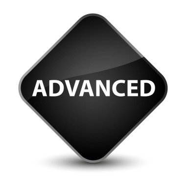 Gelişmiş zarif siyah elmas düğmesi