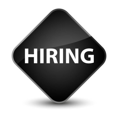 Zarif siyah elmas düğme işe