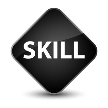 Beceri zarif siyah elmas düğmesi