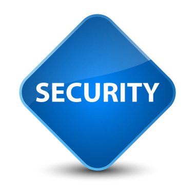 Güvenlik zarif mavi elmas düğmesi