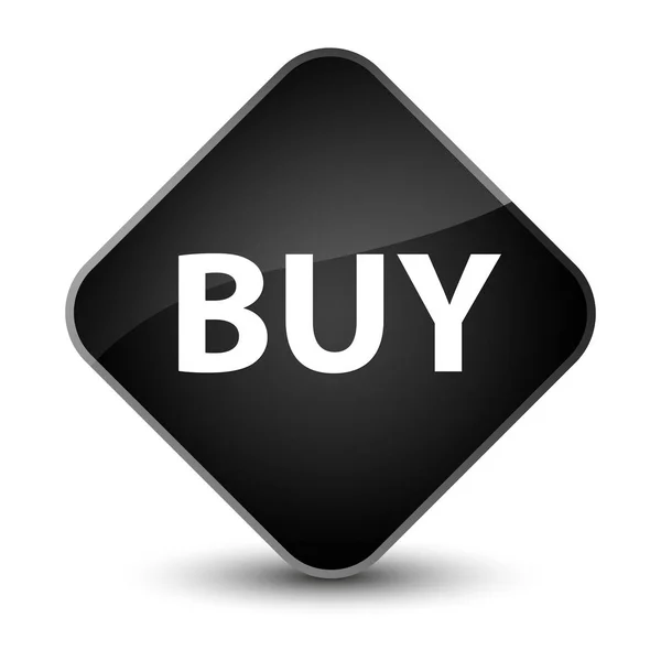 Buy elegant black diamond button — Stock Photo, Image