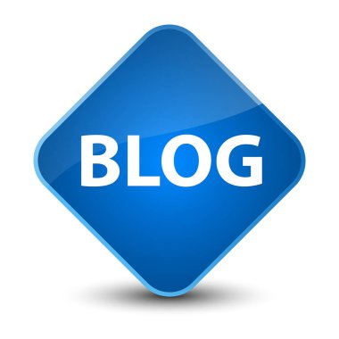 Blog zarif mavi elmas düğmesi