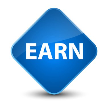 Zarif mavi elmas düğmesini kazanmak