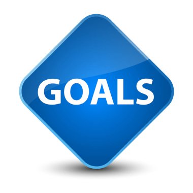 Gol zarif mavi elmas düğmesi