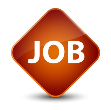 İş zarif kahverengi elmas düğmesi