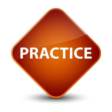 Uygulama zarif kahverengi elmas düğmesi