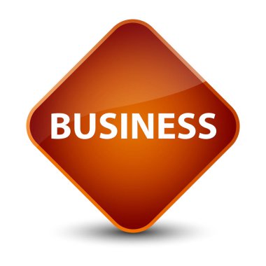 İş zarif kahverengi elmas düğmesi