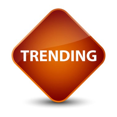 Zarif kahverengi elmas düğmesini eğilimleri