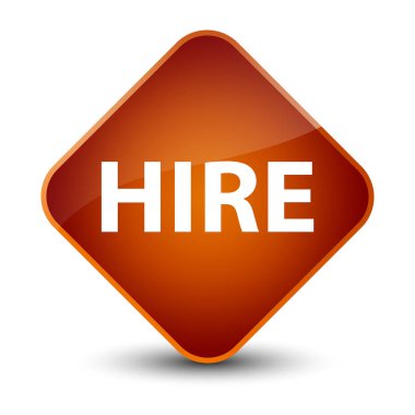 Kiralık zarif kahverengi elmas düğmesi