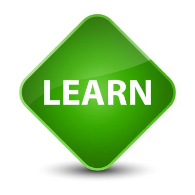 Zarif yeşil elmas düğmesini öğrenin